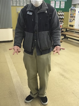 「友達」｜「アイテム（ジャケット/アウター）」を使った、矢野にーさん（メンズ・172cm）の秋コーディネート