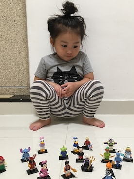 YuiYui MaMaさん（キッズ・90cm）の夏コーディネート