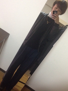 「クルーネックニット」｜makotoさん（メンズ・170cm）の春コーディネート