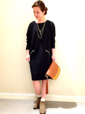 risaさん（レディース・155cm）の冬コーディネート