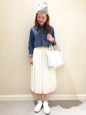 risaさん（レディース・155cm）の春コーディネート