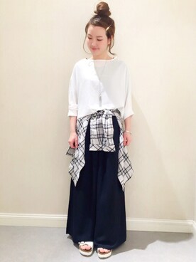 risaさん（レディース・155cm）の春コーディネート