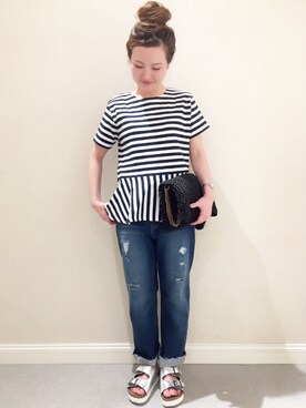 risaさん(レディース・155cm)の春コーディネート