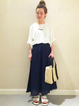 risaさん(レディース・155cm)の春コーディネート