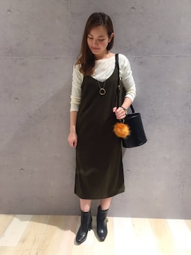 risaさん（レディース・155cm）の冬コーディネート