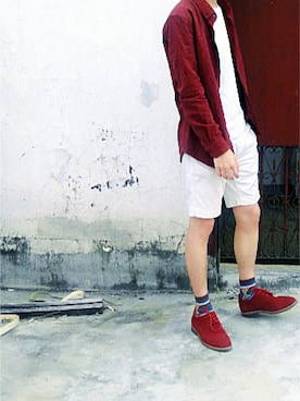 「hot」｜GaryTamさん（メンズ・165cm・20代）の秋コーディネート