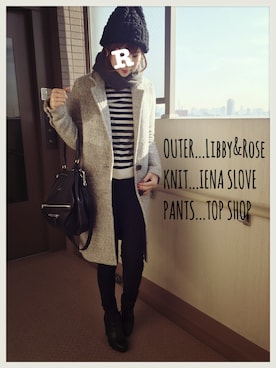 Hiroさん（レディース・161cm）の冬コーディネート