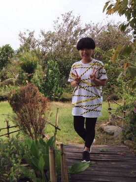 木木さん（レディース・155cm）の夏コーディネート