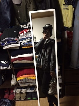 「COMME CA COMME CA COMME CA（コムサコムサコムサ）のアイテム（ジャケット/アウター）」を使った、ぱるるさん（メンズ・169cm）の秋コーディネート