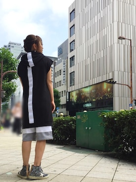 「L.H.P（エルエイチピー）のアイテム」を使った、nanae  sakataさん（レディース・153cm）の夏コーディネート