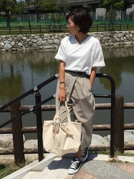 tamiさん（レディース・159cm）の春コーディネート