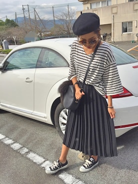 「H&M（エイチ・アンド・エム）のアイテム（腕時計）」を使った、tamiさん（レディース・159cm）の秋コーディネート