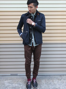 「Daniel Wellington」｜Timさん（メンズ・172cm）の冬コーディネート