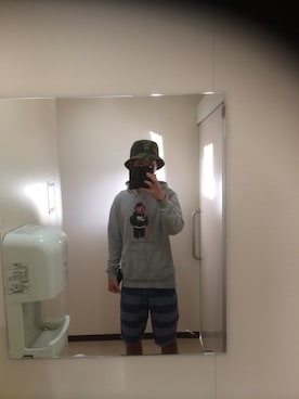 「Gimme Five（ギミーファイブ）のアイテム（その他アウター）」を使った、れおさん（メンズ・174cm）の春コーディネート