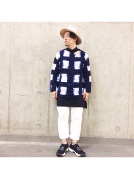 「SASQUATCHfabrix.（サスクワァッチファブリックス）のアイテム」を使った、ishida kenjiさん（メンズ・167cm・20代）の夏コーディネート