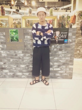 「SASQUATCHfabrix.（サスクワァッチファブリックス）のアイテム」を使った、ishida kenjiさん（メンズ・167cm・20代）の夏コーディネート