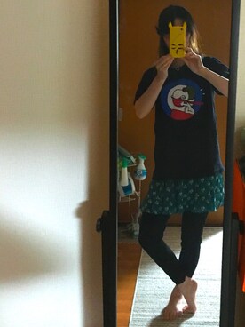 「NICE CLAUP（ナイスクラップ）のアイテム（チュニック）」を使った、ゆりゆりゅうさん（レディース・167cm）の春コーディネート
