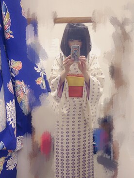 「和装小物」｜ちばゆきさん（レディース・157cm）の秋コーディネート