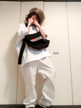 「Manhattan Portage」｜ちばゆきさん（レディース・157cm）の冬コーディネート