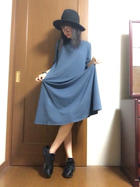 「NADA.（ナダ）のアイテム」を使った、ちばゆきさん（レディース・157cm）の秋コーディネート