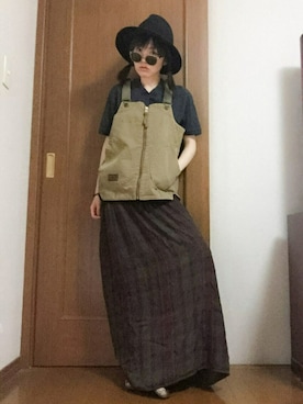 「Ambiente（アンビエンテ）のアイテム」を使った、ちばゆきさん（レディース・157cm）の春コーディネート