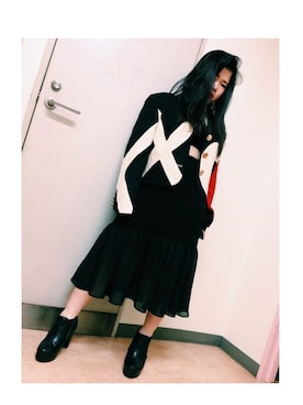 「モスキーノ」｜「アイテム（ジャケット/アウター）」を使った、amitasoさん（レディース・151cm）の冬コーディネート
