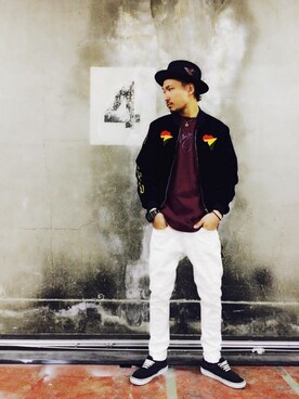 「hat」｜Daikanさん（メンズ・165cm）の春コーディネート