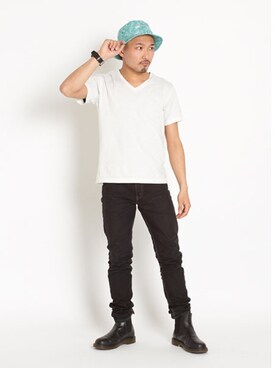 「hat」｜Daikanさん（メンズ・165cm）の夏コーディネート