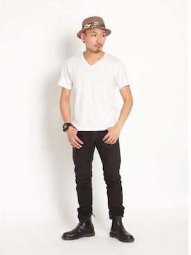 「hat」｜Daikanさん（メンズ・165cm）の夏コーディネート