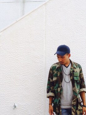 「STARTER BLACK LABEL（スターターブラックレーベル）のアイテム（帽子）」を使った、Daikanさん（メンズ・165cm）の秋コーディネート