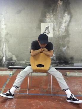 「STARTER BLACK LABEL（スターターブラックレーベル）のアイテム（帽子）」を使った、Daikanさん（メンズ・165cm）の秋コーディネート