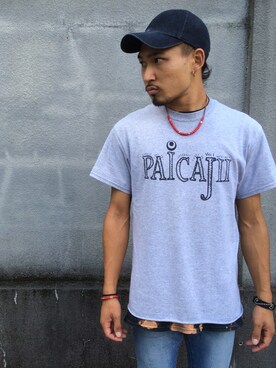 「STARTER BLACK LABEL（スターターブラックレーベル）のアイテム（帽子）」を使った、Daikanさん（メンズ・165cm）の秋コーディネート