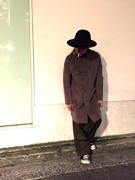 「CLASS（クラス）のアイテム（ジャケット/アウター）」を使った、村本義季さん（メンズ・174cm）の冬コーディネート