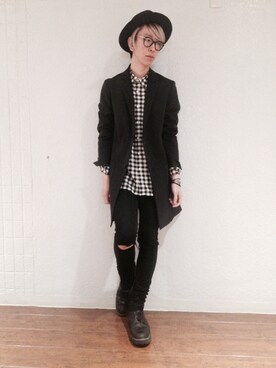 「L.H.P（エルエイチピー）のアイテム（その他アウター）」を使った、Dsuke kobayashiさん（メンズ・178cm）の春コーディネート