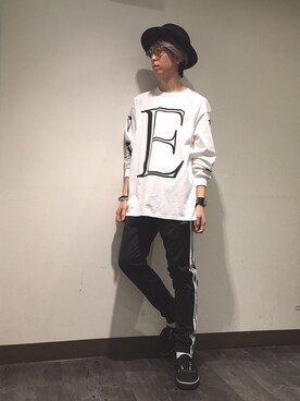 「Gosha Rubchinskiy（ゴーシャラブチンスキー）のアイテム」を使った、Dsuke kobayashiさん（メンズ・178cm）の春コーディネート