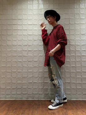 「MARTIN MARGIELA（マルタンマルジェラ）のアイテム」を使った、Dsuke kobayashiさん（メンズ・178cm）の夏コーディネート