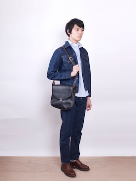 「FERNAND LEATHER（フェルナンドレザー）のアイテム」を使った、second2さん（メンズ・182cm）の春コーディネート