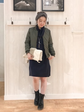 リナさん(レディース・160cm)の秋コーディネート