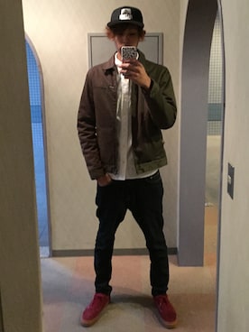 syunさん（メンズ・180cm）の冬コーディネート