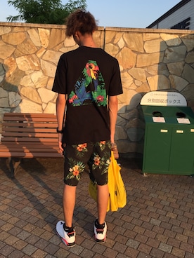 「palace」｜「アイテム（腕時計）」を使った、syunさん（メンズ・180cm）の夏コーディネート