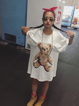 「JOYRICH」｜「アイテム（ブーツ）」を使った、A M Iさん（レディース・157cm）の夏コーディネート