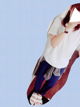 「ユニオンステーション」｜「アイテム（アナログ腕時計）」を使った、まめたくさん（レディース・157cm）の夏コーディネート