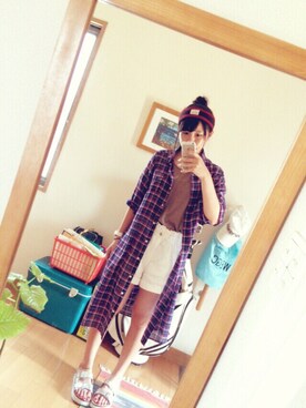 pさん（レディース・158cm）の夏コーディネート