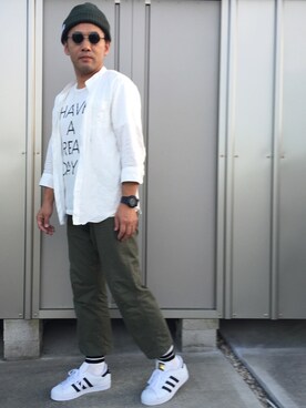 「G-SHOCK」｜タカヒロさん（メンズ・172cm）の秋コーディネート