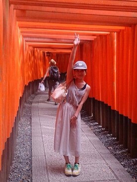 mさん（レディース・154cm）の夏コーディネート