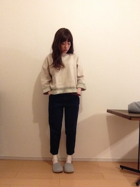 「smooth（スムース）のアイテム」を使った、hakosinさん（レディース・160cm）の春コーディネート