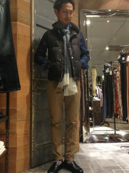 Abahouse Lastword Garden 有楽町マルイ店 Abahouse有楽町マルイ店 Abahouseのダウンベストを使ったコーディネート Wear