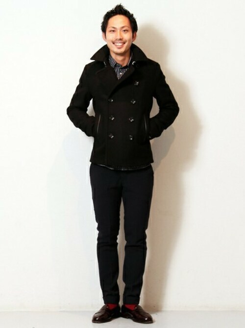 Abahouse Lastword Garden 有楽町マルイ店 Abahouse有楽町マルイ店 Abahouseのピーコートを使ったコーディネート Wear