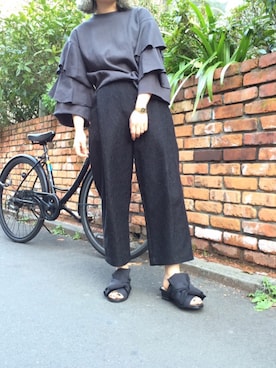 「フレアスリーブ」｜ARiK☺︎さん（レディース・156cm）の春コーディネート