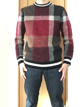 「BLACK LABEL CRESTBRIDGE」｜「アイテム（アナログ腕時計）」を使った、rowrewさん（メンズ・178cm）の秋コーディネート